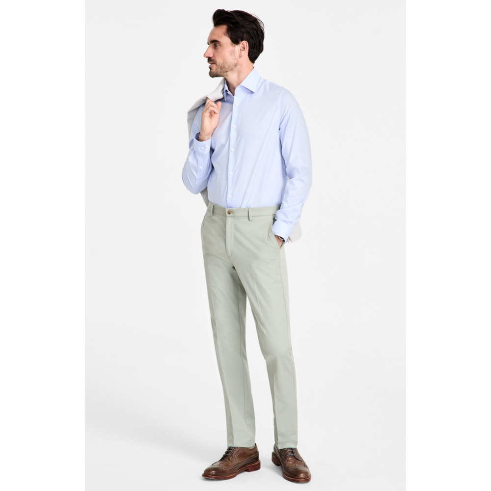 Michael Kors Men Classic Fit Cotton Blend Dress Pants Mint Size 33X30